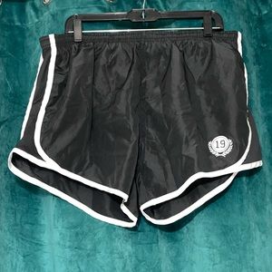 NEED GONE Josten’s class of 2019 black and white running shorts